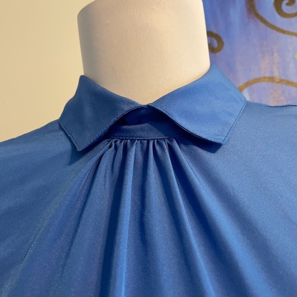 Jones New York vintage pretty blue blouse - Picture 2 of 4